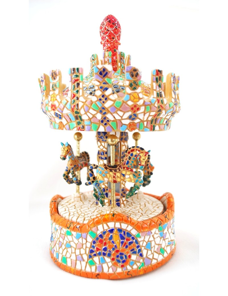 Cavallet Musical Mecanic Trencadís Gaudí