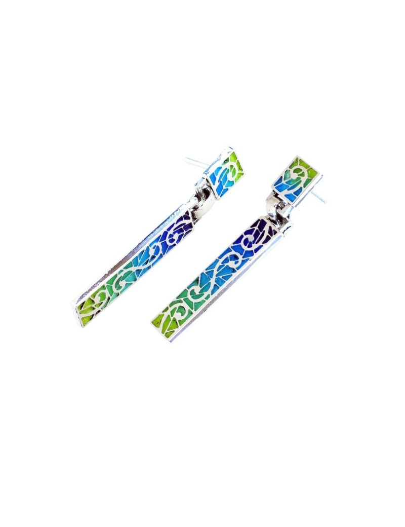 Pendientes largos Trencadis 2 piezas 