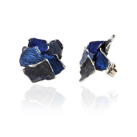 Boucles d'oreilles modernes émaillées