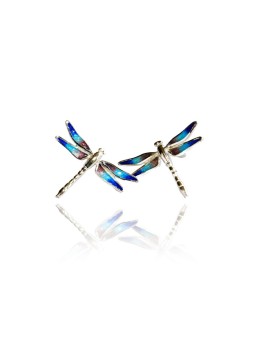 Pendientes Conjunto Libélulas Azules
