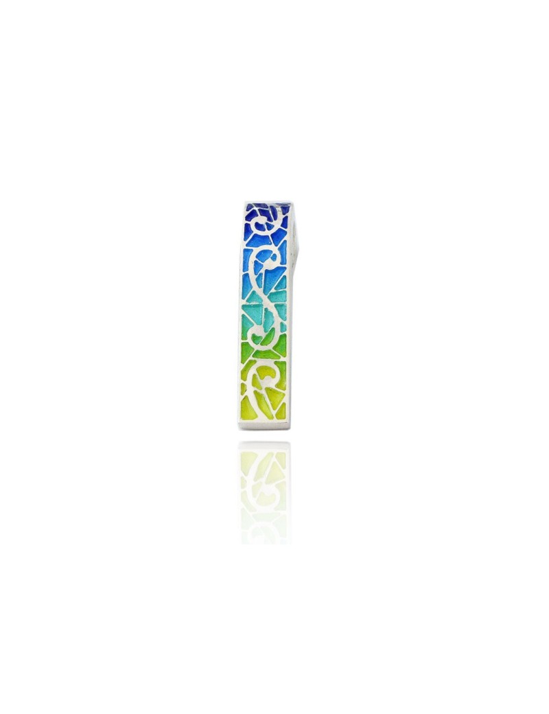Penjoll petit espiral turquesa