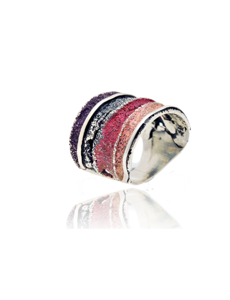Bague rayée Sinera