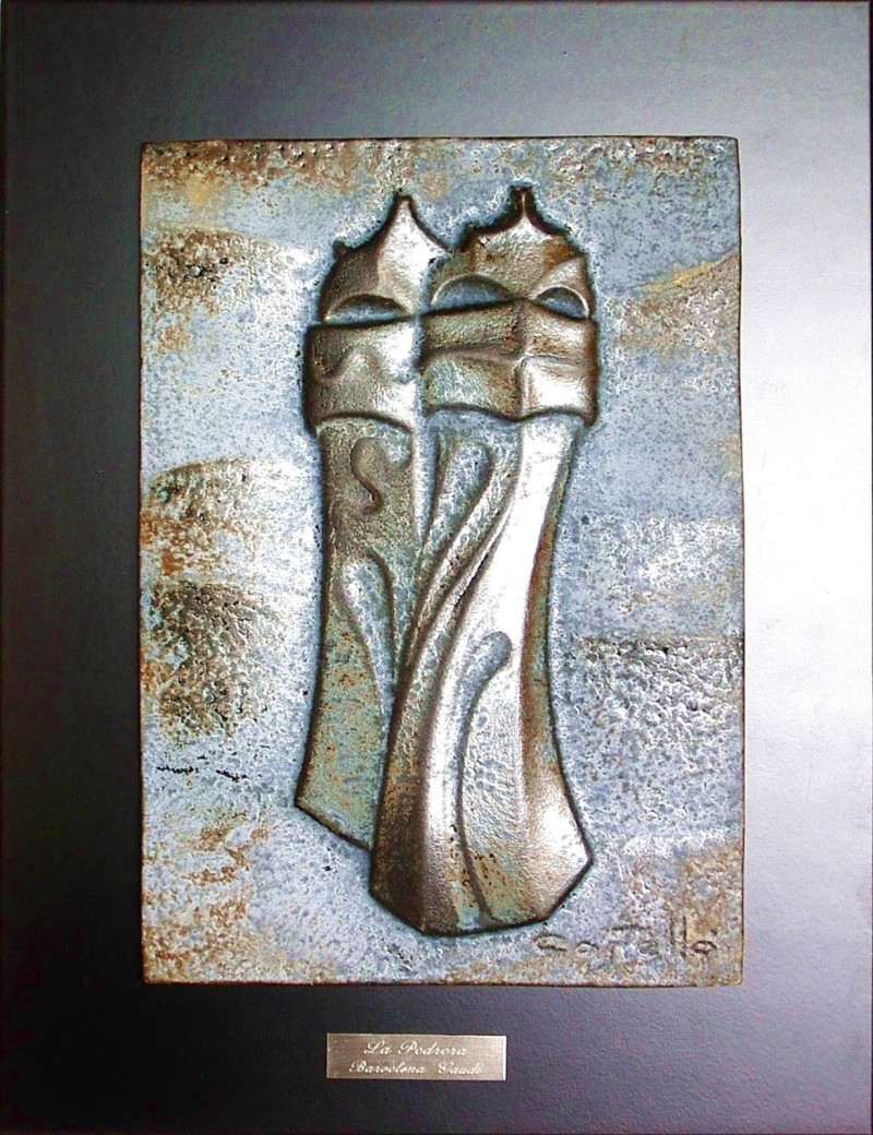 Cadre des cheminées de la maison La Pedrera  