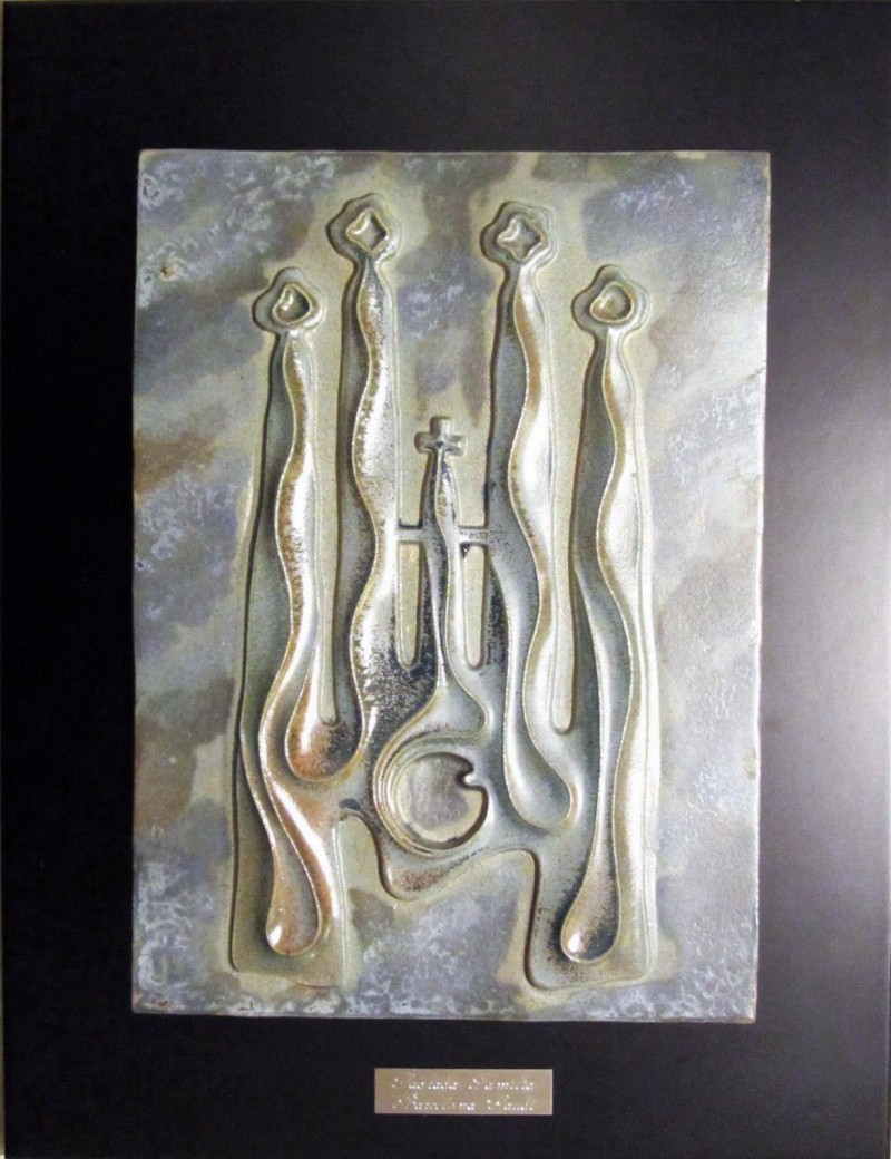 Cuadro bajorrelieve de la Sagrada Familia