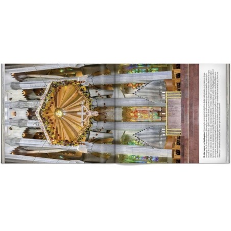 Basilica of the Sagrada Familia. The most important creation of Gaudí