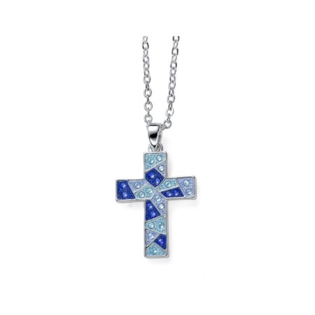 Pendentif Gaudí Croix Multicolor