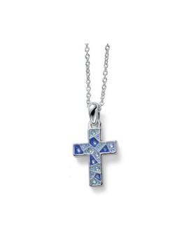 Pendentif Gaudí Croix Multicolor
