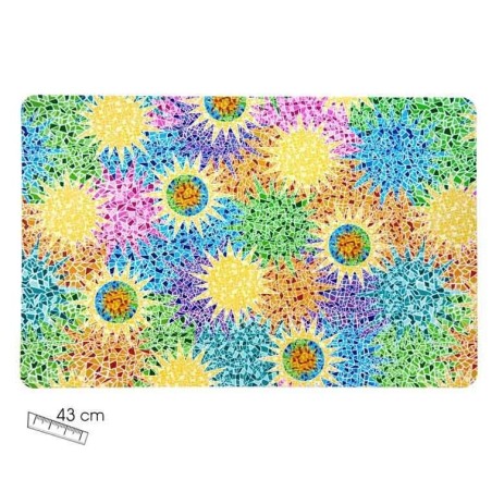 Set of 6 mats Gaudi Multicolor