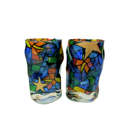 Set de 2 chupitos Triana Estrellas