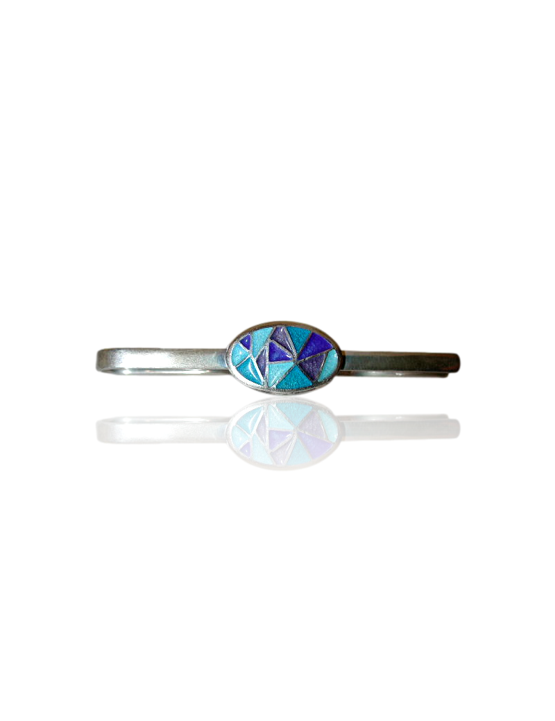 Tie Pin Blue  
