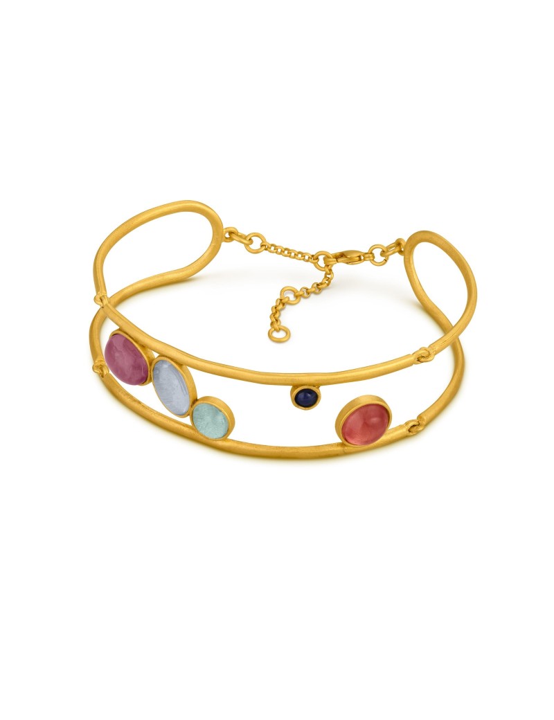 Bracelet doré Barcelona Alegria