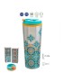Mug térmico de viaje Azulejos Modernistas Verdes