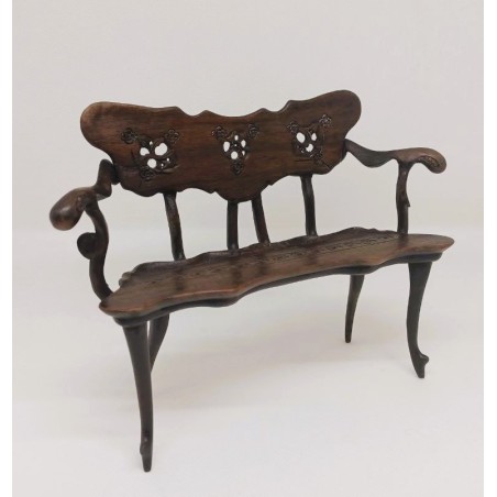 Banc Calvet en miniatura de fusta