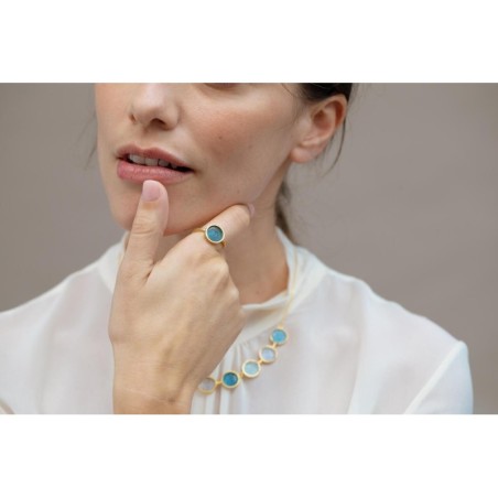 Bague dorée Batlló Barcelona