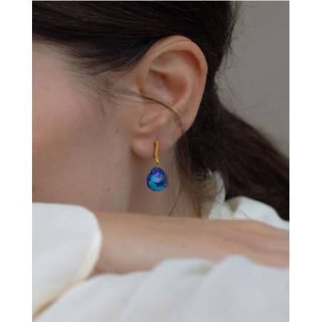 Boucles d'oreilles Bleues Batlló Barcelona