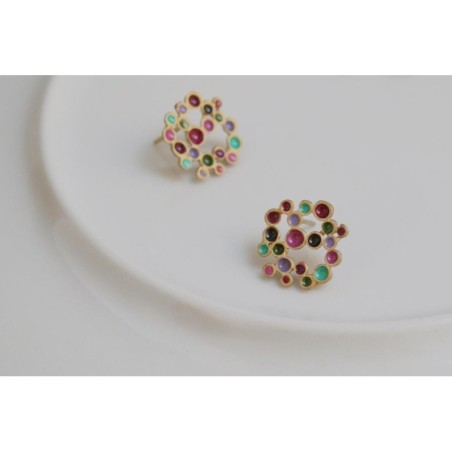 Boucles d'oreilles Barcelona Gaudi Colors