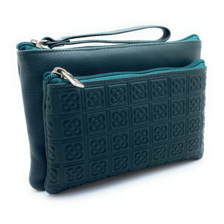 Portefeuille pochette en cuir Barcelona Panot