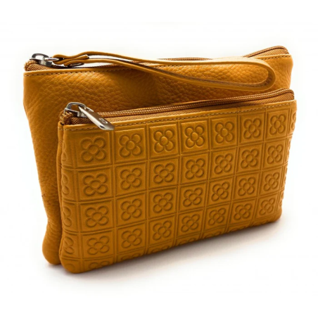 Portefeuille pochette en cuir Barcelona Panot