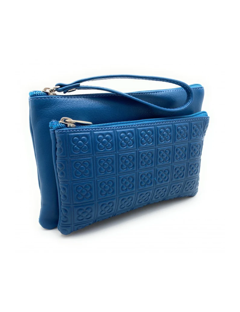 Portefeuille pochette en cuir Barcelona Panot