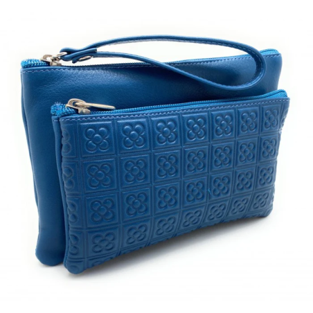 Portefeuille pochette en cuir Barcelona Panot