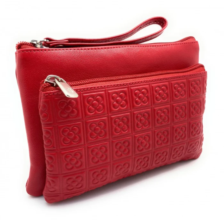 Portefeuille pochette en cuir Barcelona Panot