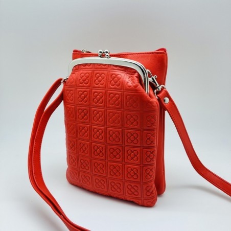 Leather Bag Barcelona Panot Flor