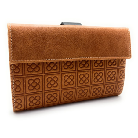 Leather Wallet Barcelona Panot Flor