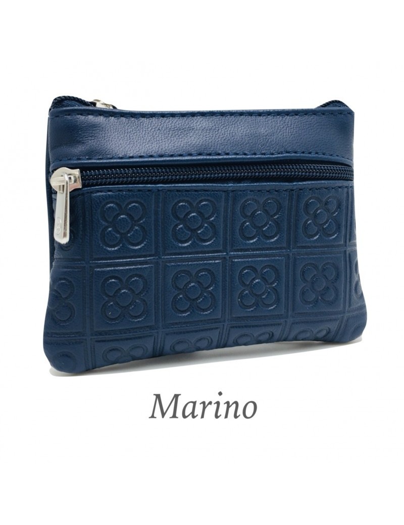 Monedero de piel Barcelona Panot