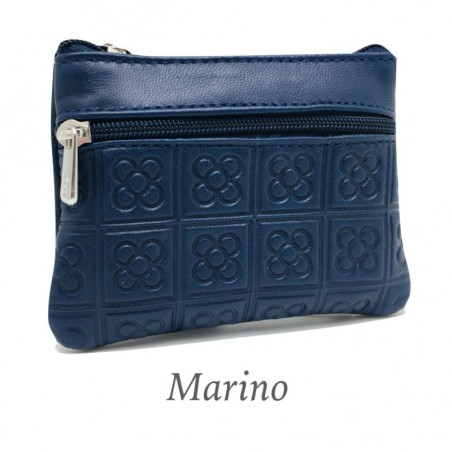 Monedero de piel Barcelona Panot