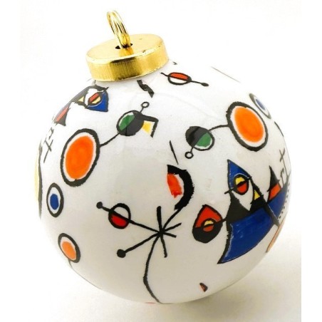 Christmas Ball Gaudi Miro Inspiration