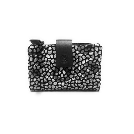 Portefeuille en cuir Gaudi Silver Barcelona