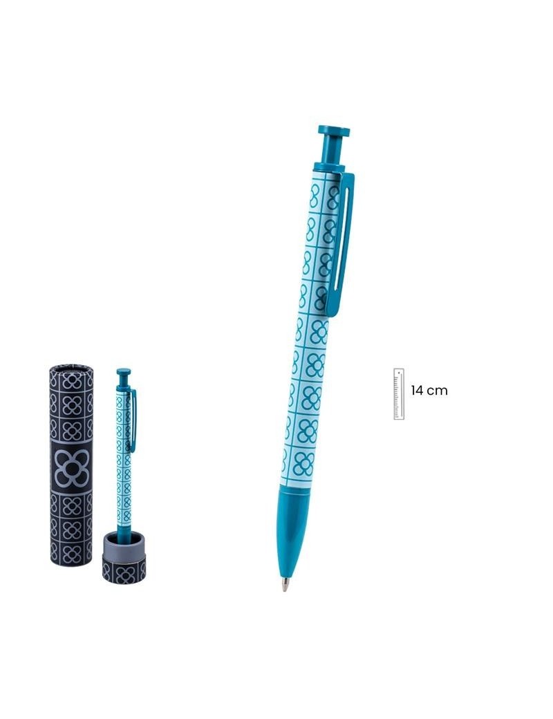 Stylo Panot Fleur de Barcelone Tube