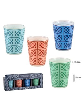 Ensemble de 4 verres à shot Panot Barcelona