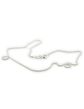 Cadena de plata polida