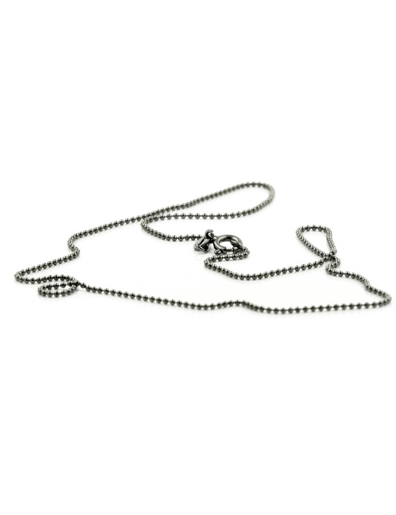 Chaîne en argent oxydé