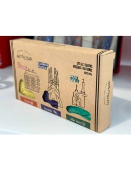 Pack of 3 Gaudi Barcelona handmade soaps