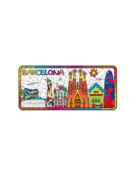 Gaudi Barcelona Metallic Magnet