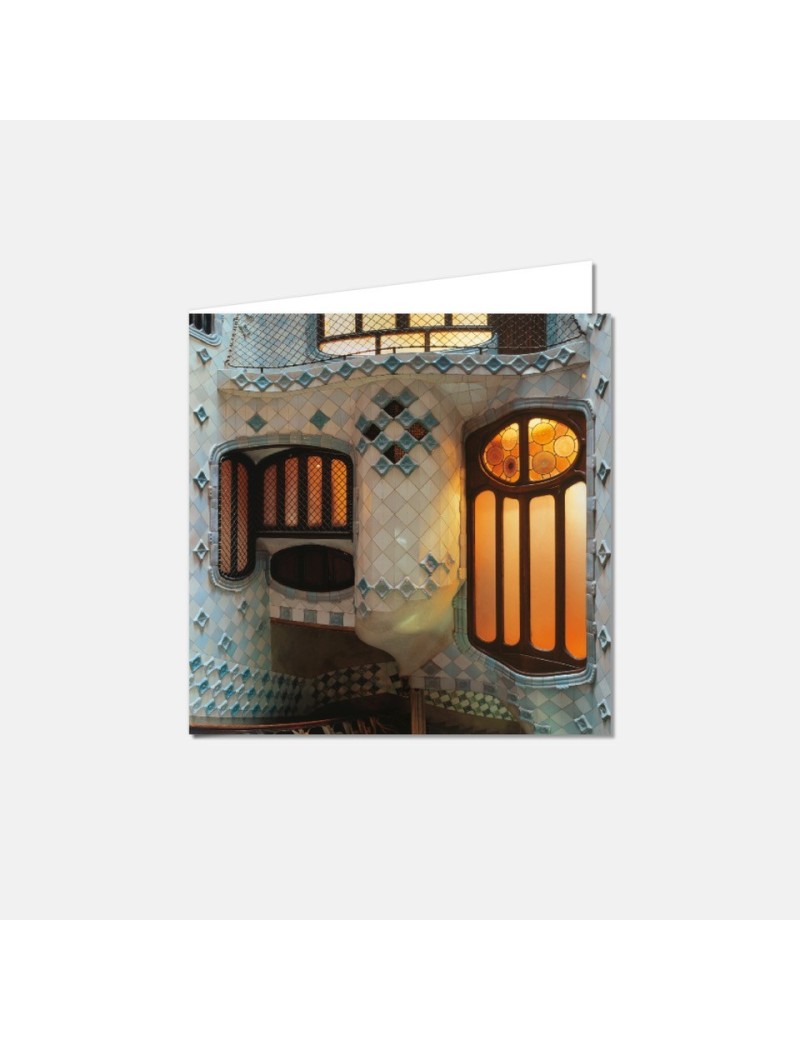 Postal patio interior Casa Batlló