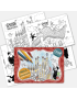 Pack 8 Postals Gaudí per pintar