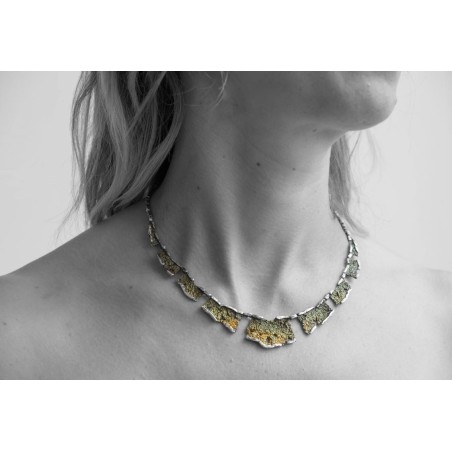 Big Modernist Enamel Pendant