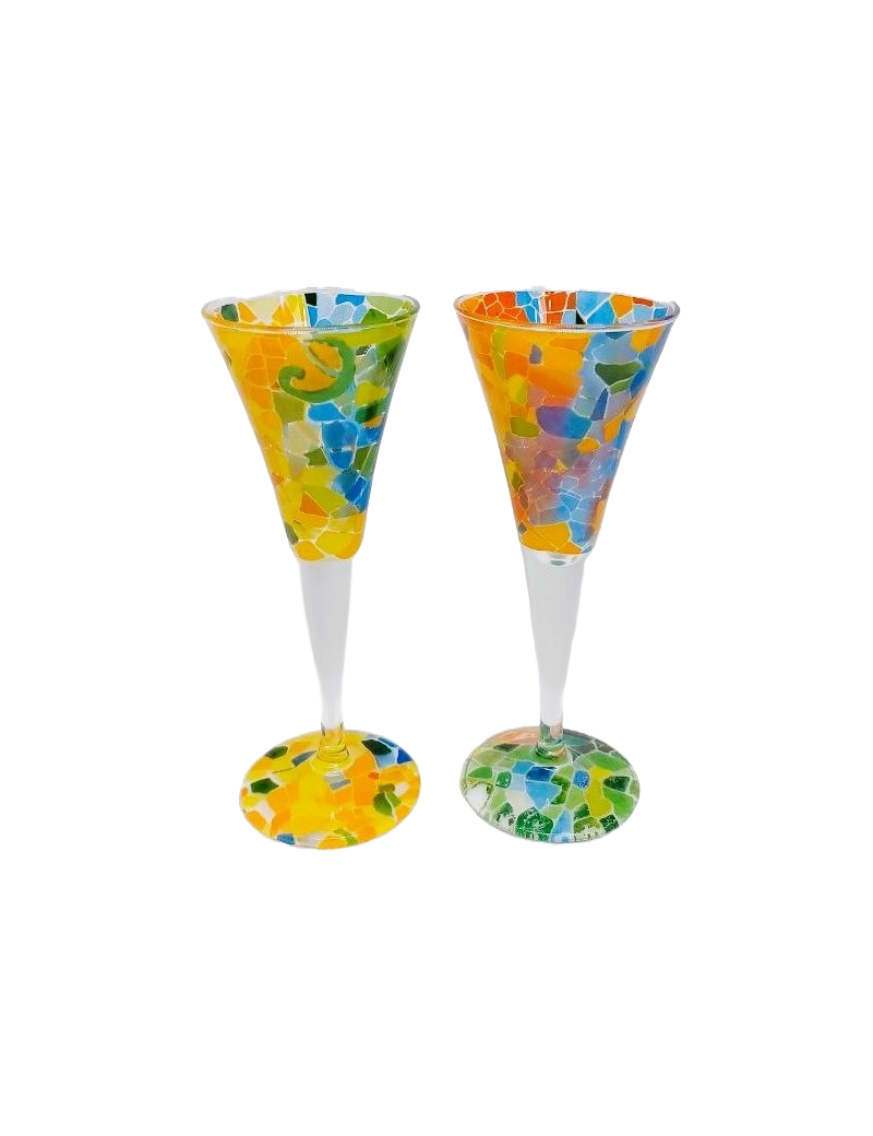 Set de 2 mini verres de vin Gaudí Aurora