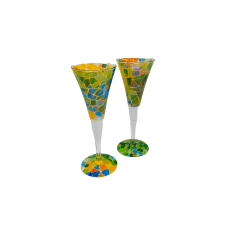 Set de 2 mini verres de vin Gaudí Aurora