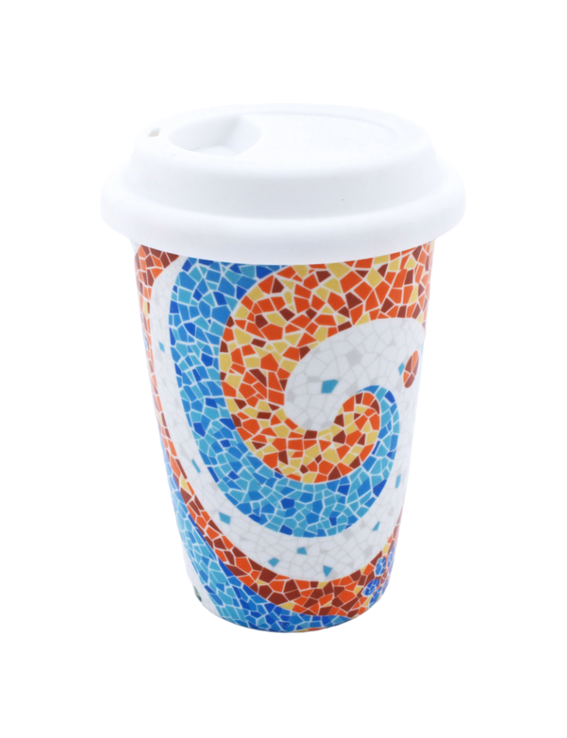 Mug térmico cerámica Espiral Gaudí