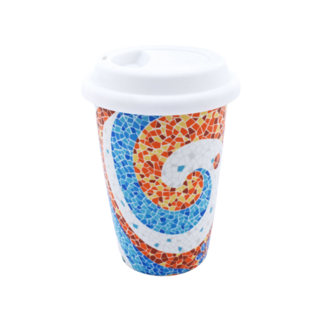 Mug térmico cerámica Espiral Gaudí