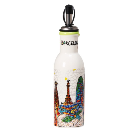 Gaudi Barcelona Ceramic Oilcan