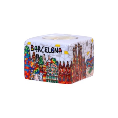 Bougeoir en céramique Gaudí Barcelona