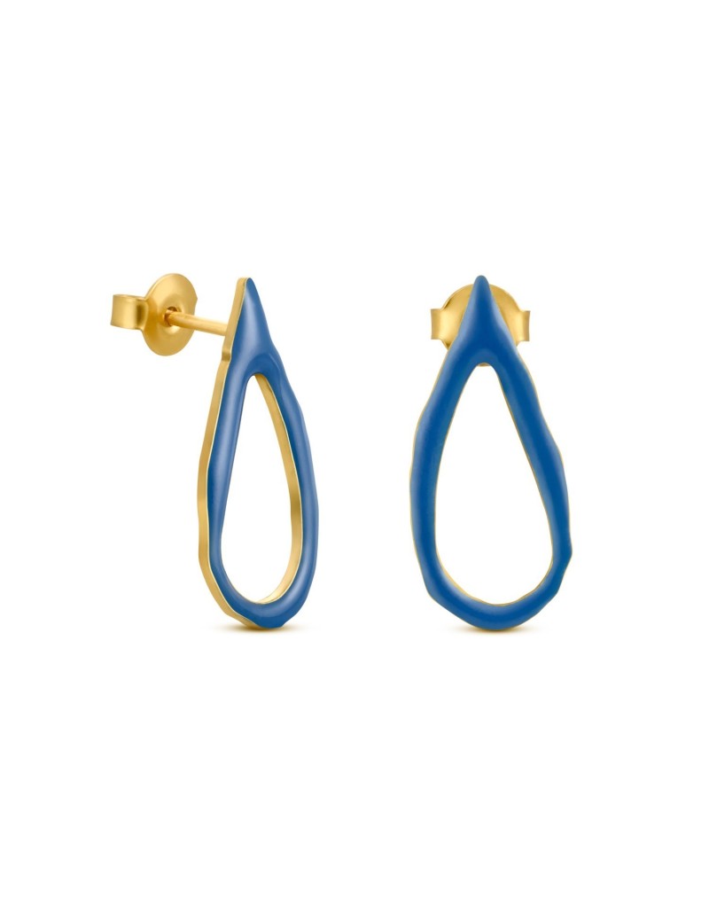 Boucles D'oreilles Dorées Miró Jewelry Goutte