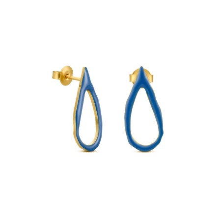 Boucles D'oreilles Dorées Miró Jewelry Goutte