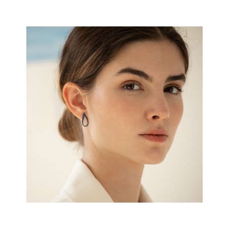 Boucles D'oreilles Dorées Miró Jewelry Goutte