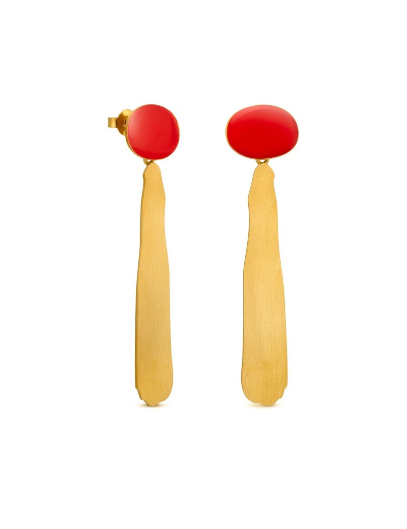 Arracades Daurades Llargues Miró Jewelry